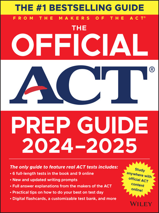 Title details for The Official ACT Prep Guide 2024-2025 by ACT - Available